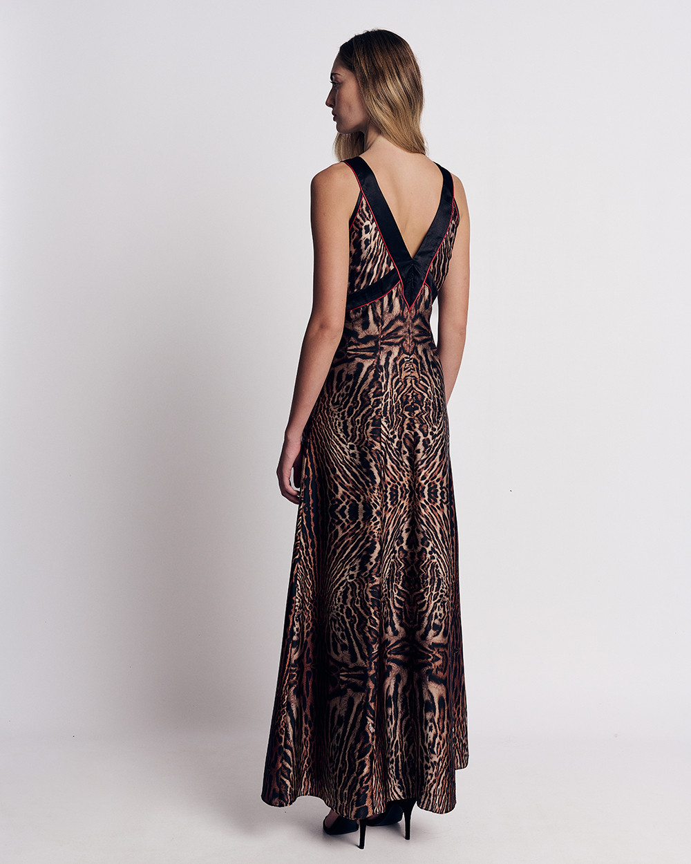 Φόρεμα animal print maxi