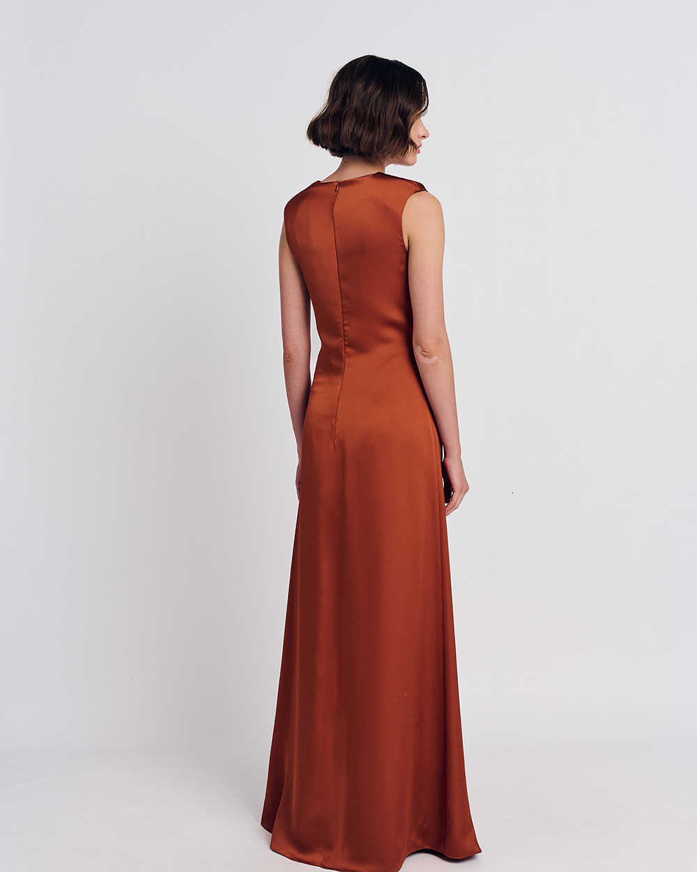 Φόρεμα satin maxi