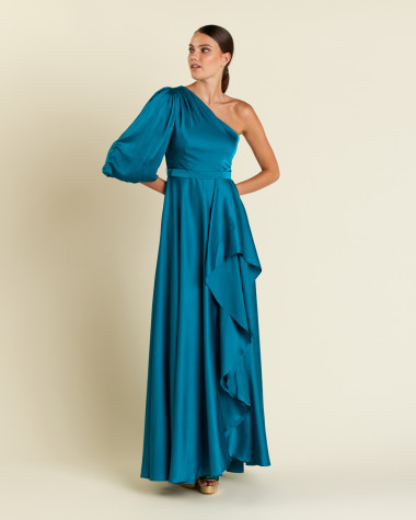 Φόρεμα maxi satin