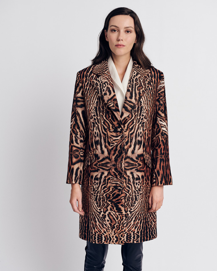 Παλτό animal print